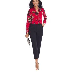 Chico’s Beaded Hem Slim Ankle Pants - Size 12